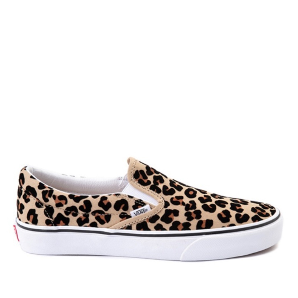 NWT — Leopard Slip On Vans
